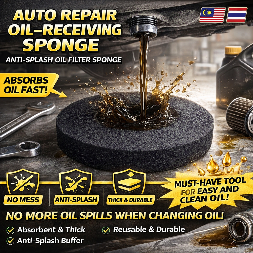 Auto repair oil-receiving sponge, anti-splash sponge, oil-receiving ...