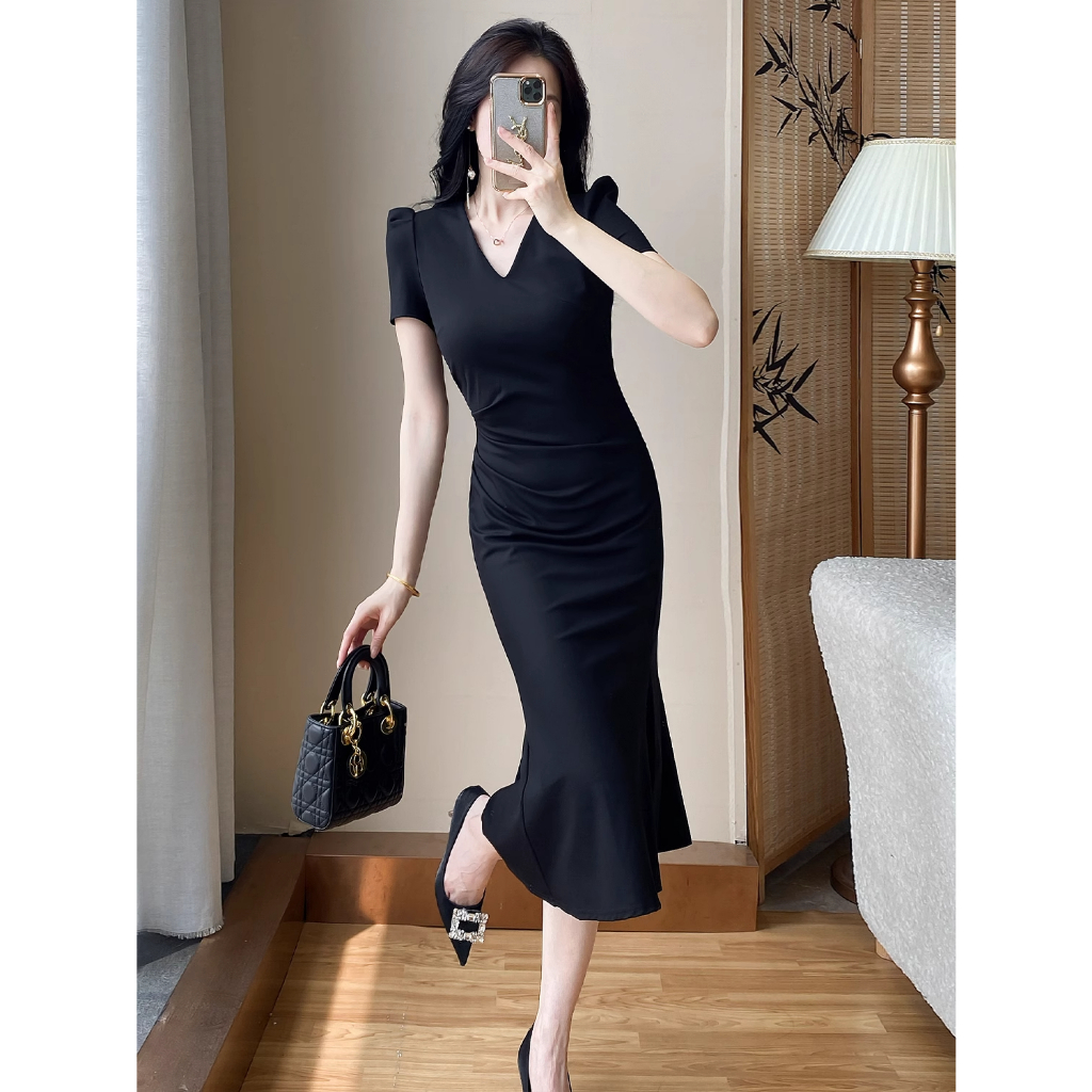 strapless open back dress Dark Academia Outfits