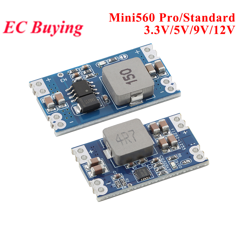 5pcs/1pc Mini560 Pro 5A DC-DC Step Down Buck Stabilized Voltage Power ...