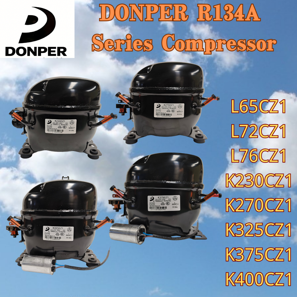 DONPER R134a Low Temperature Series Compressors for Refrigerators ...