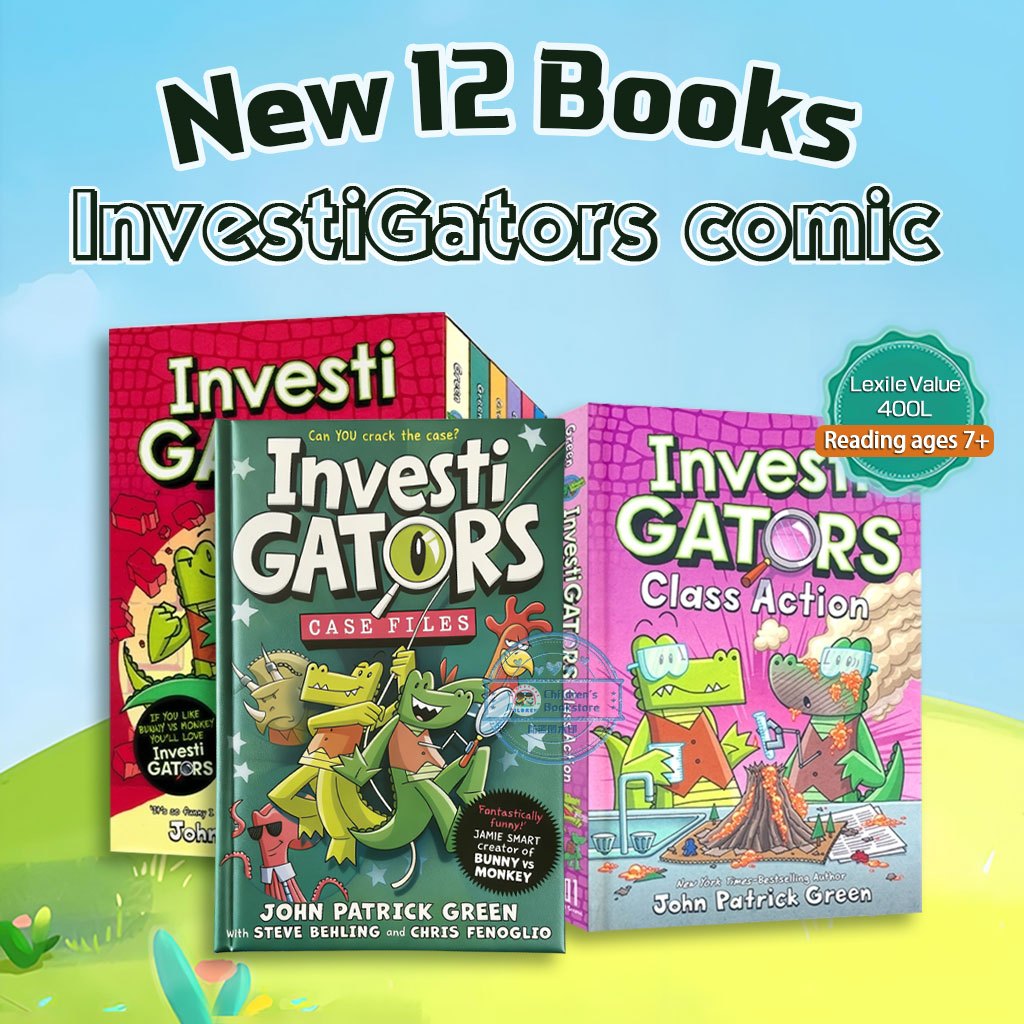 【Most Complete 12 books】Investigators Set Comic Story Books ...