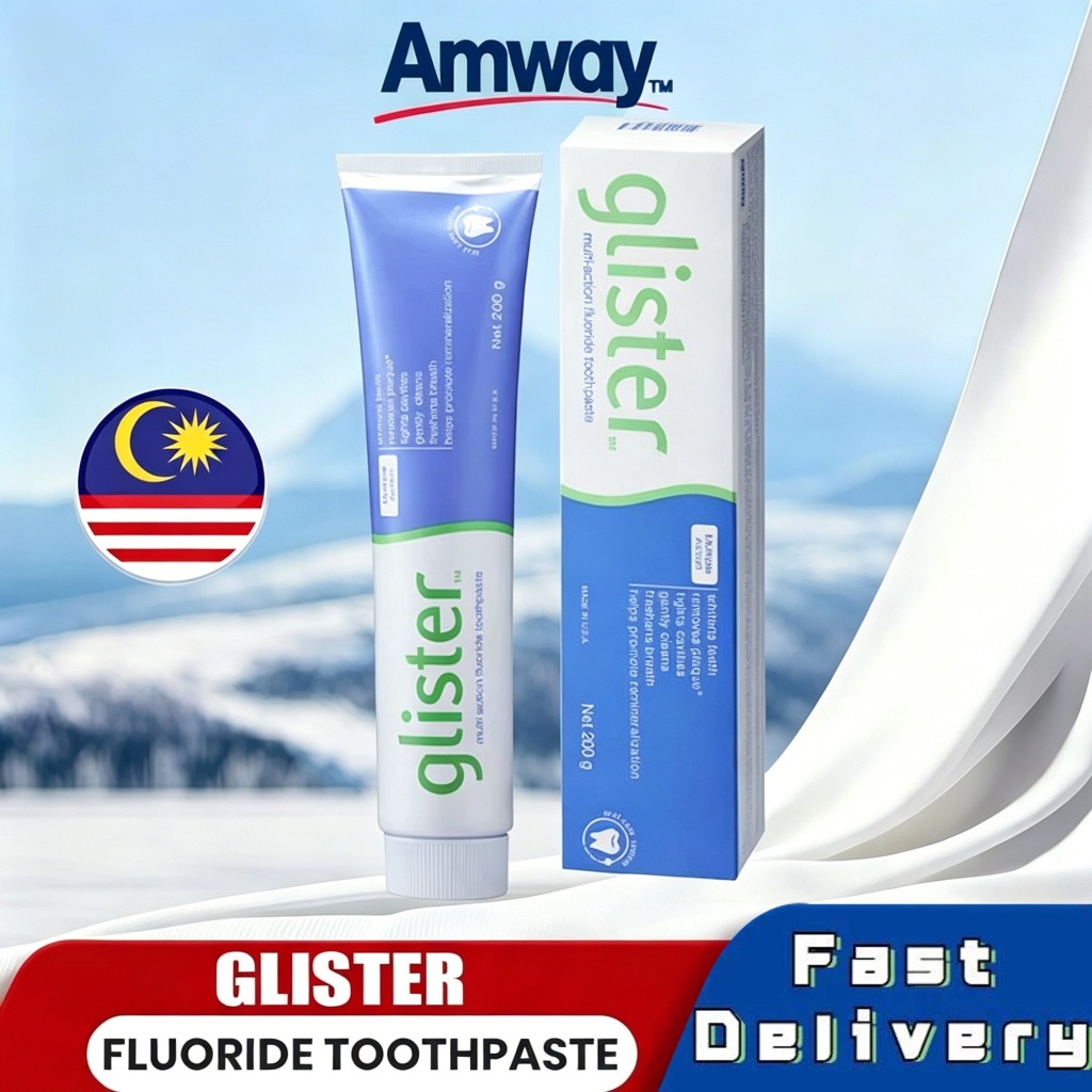 GLISTER Amway Multi-Action Fluoride Toothpaste 200gr - Whitening ...