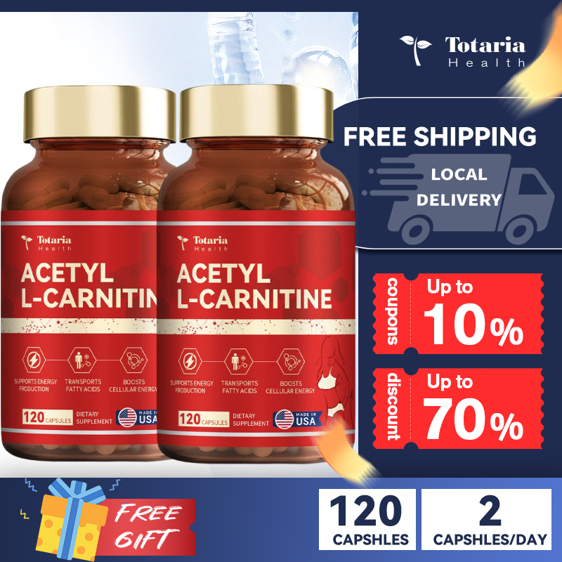 Totaria Acetyl L-Carnitine Supplement 1500mg | Convert Fat to Energy | High  Potency ALCAR for Boost Your Metabolism and Increase Performance - Vegan  120s | Shopee Malaysia