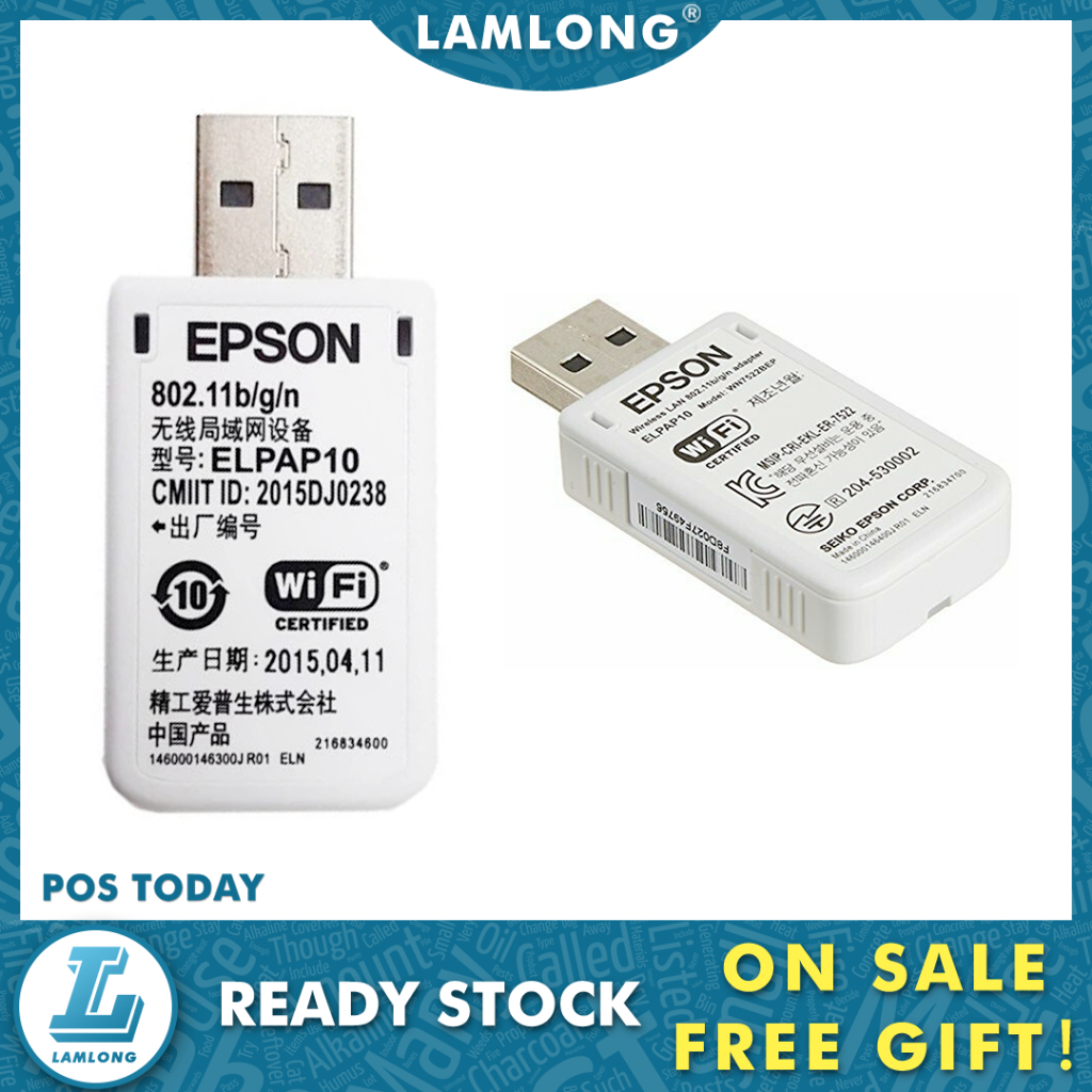 EPSON Wireless Lan Card ELPAP10 For EB-X41 EB-S41 EB-W41 Projector ...