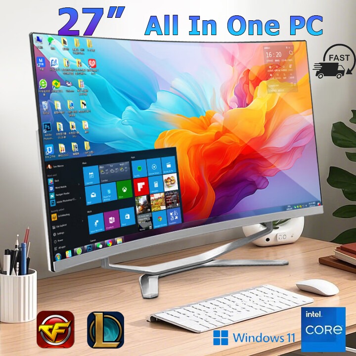 2026 brand new multifunctional 27 inch curved screen All in one PC ...