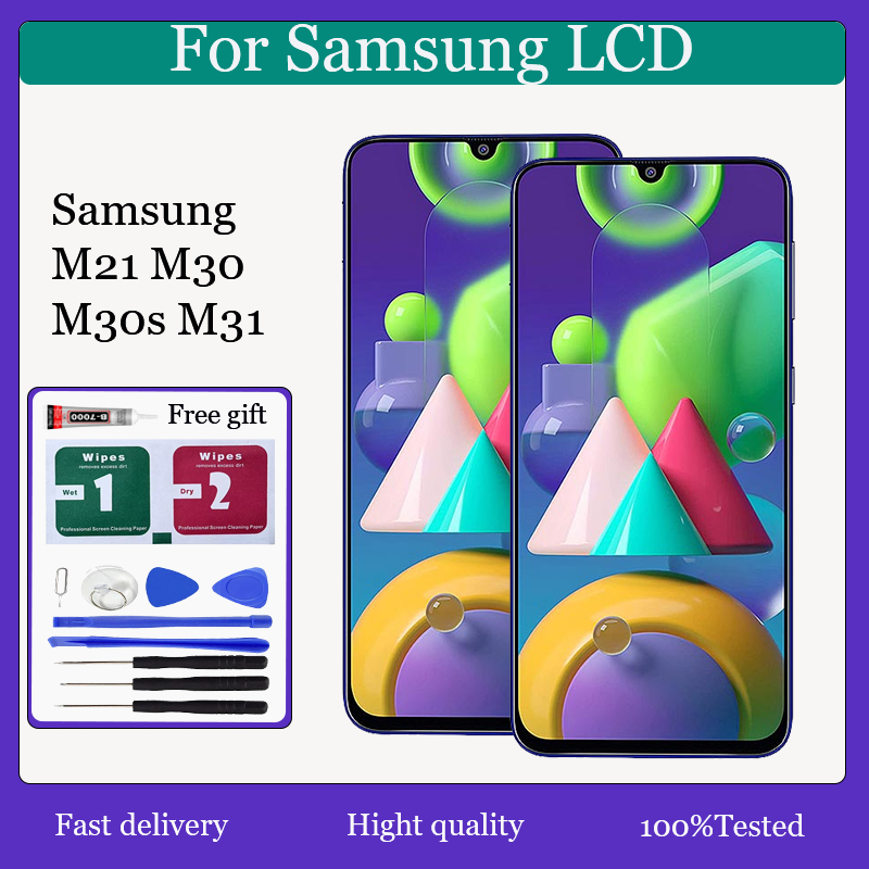 Original AMOLED For Samsung Galaxy M21 / M30 / M30s /M31 LCD Display ...