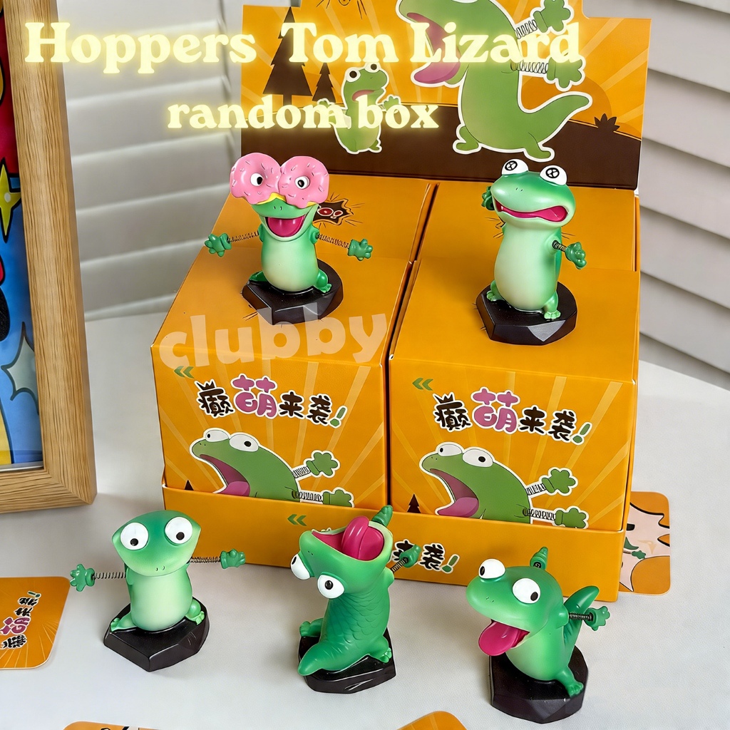 Hoppers Tom Lizard blindbox Figure cute spring doll toys anime desktop ...