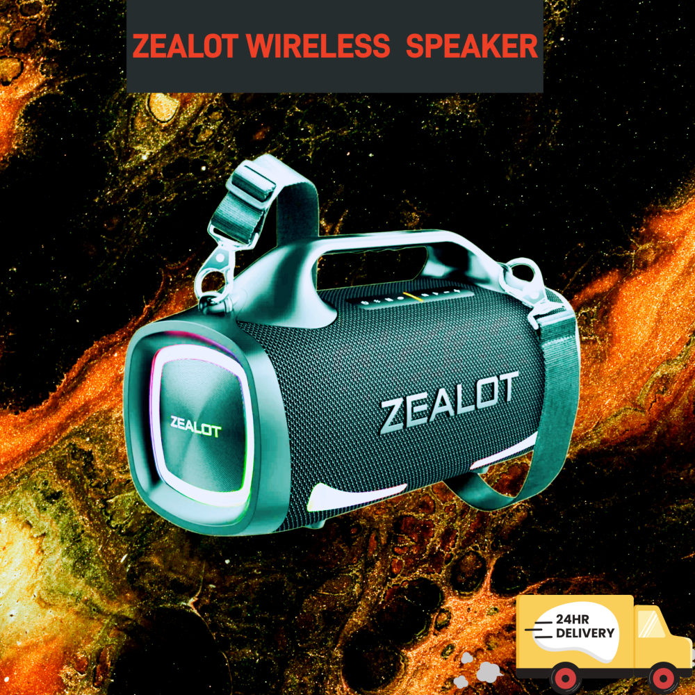 [Malaysia in Stock]2026 New ZEALOT Bluetooth Wireless Speaker Outdoor ...