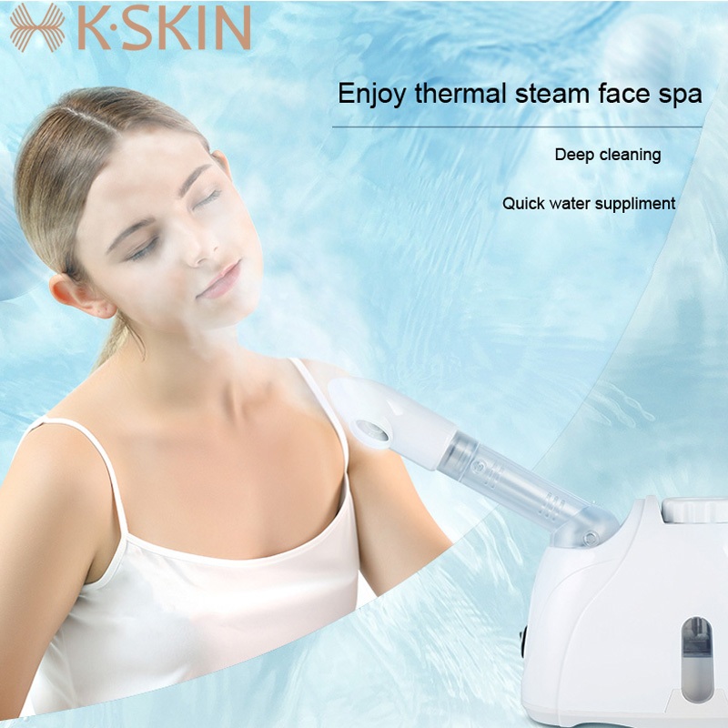 K-SKIN Facial Steamer Face Fogger Hot Nano Mist Facial Vaporizer Face ...