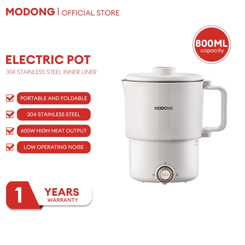 MODONG 800ML Folding Kettle Travel Portable Kettle Dormitory Constant ...