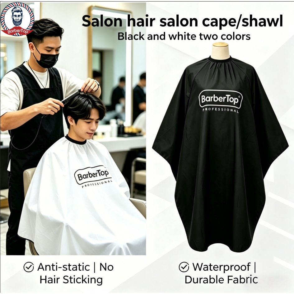 Spot in stock#Barber hair cutting cape hair cutting apron non-stick ...