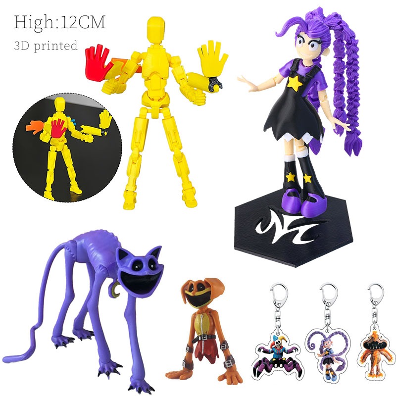 Prototype Poppy Playtime Catnap Action Figure Smiling Critters 3D Lily ...