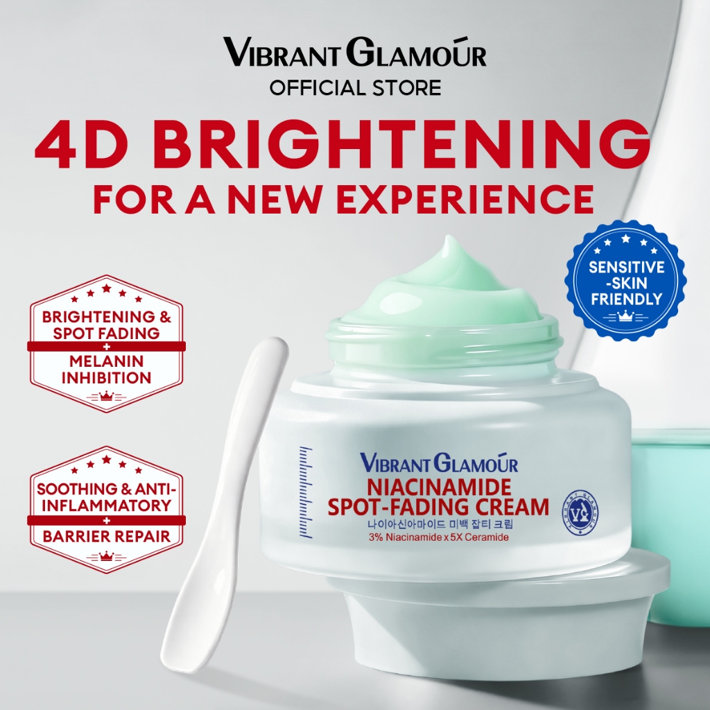 VIBRANT GLAMOUR Niacinamide Spot-Fading Cream 2.0 | 4D Brightening ...