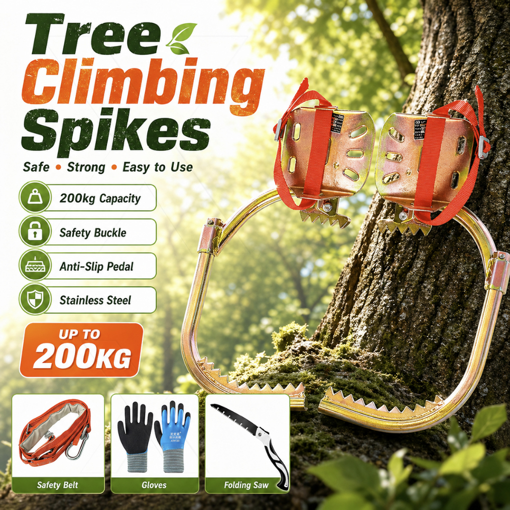 Tree Climbing Spikes Climbing Tree Fastener Wooden Pole Fastener ...