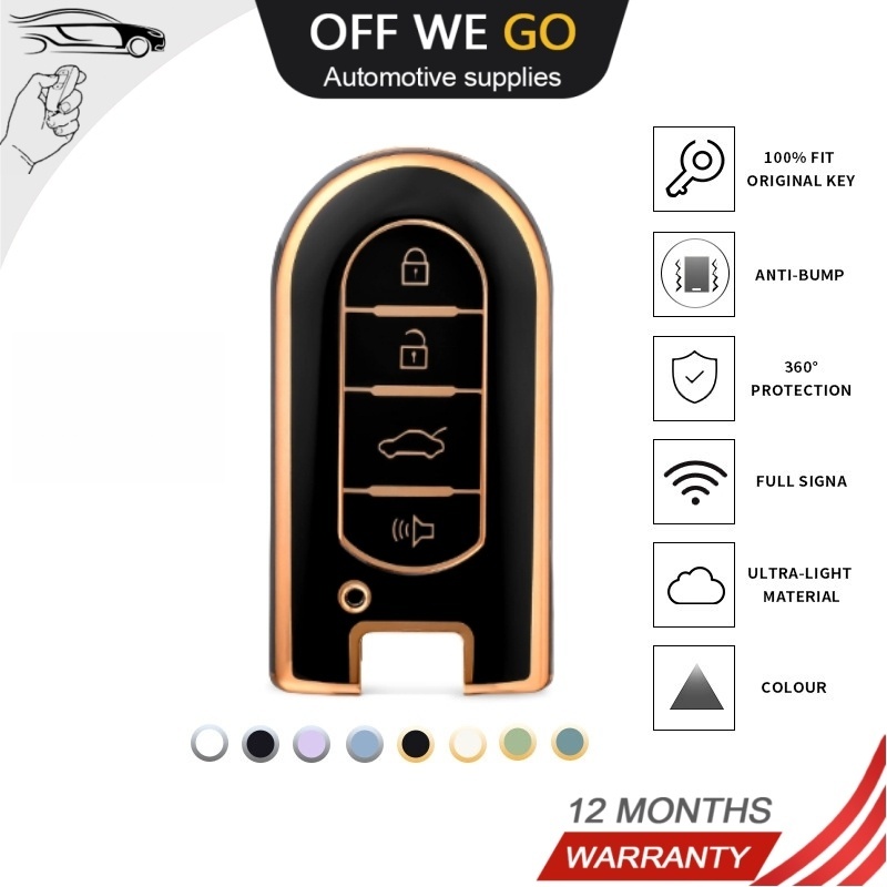 Perodua key cover bezza aruz 2023-2025 Keyless Remote cover kunci bezza ...