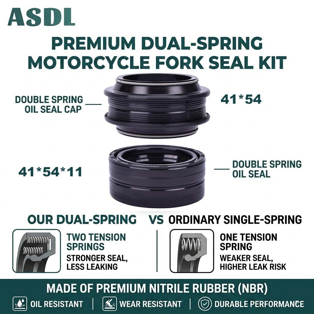 ASDL 41*54*11 Front Fork Oil Seal & Dust Cover for KAWASAKI VN500 ZX6R ...