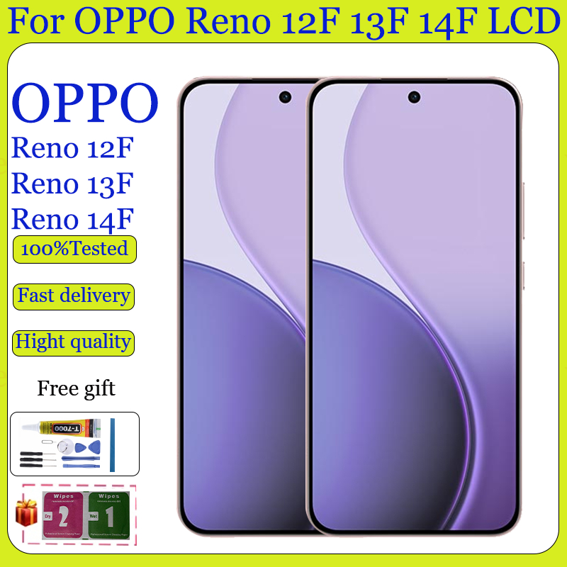 Original AMOLED For OPPO Reno 12F Reno 13F 4G 5G Reno 14F 5G LCD ...