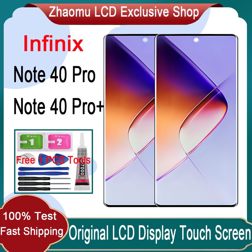 Original AMOLED Infinix Note 40 Pro 4G 5G Note 40 Pro Plus 5G LCD ...