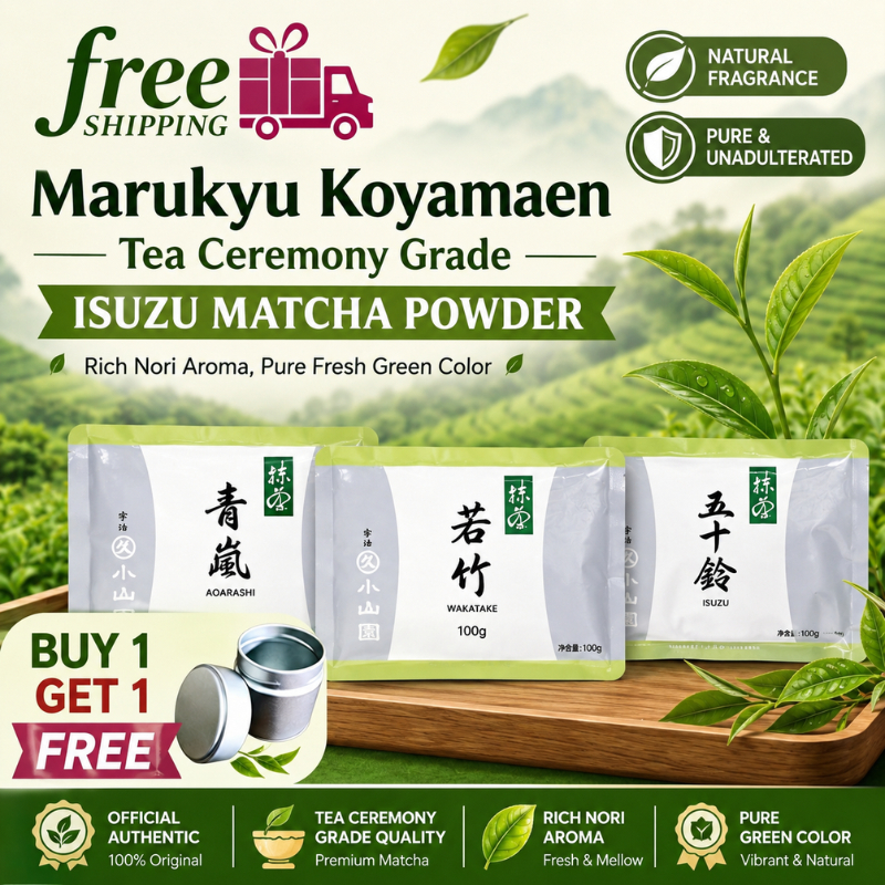 [Buy 3 Free 1+Cup]Premium Japanese Matcha 100g – Marukyu Koyamaen ...