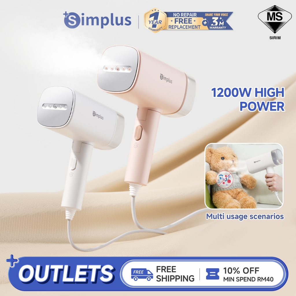 Simplus Handheld Garment Steamer丨1200W High Power丨180ml Water Tank丨 ...