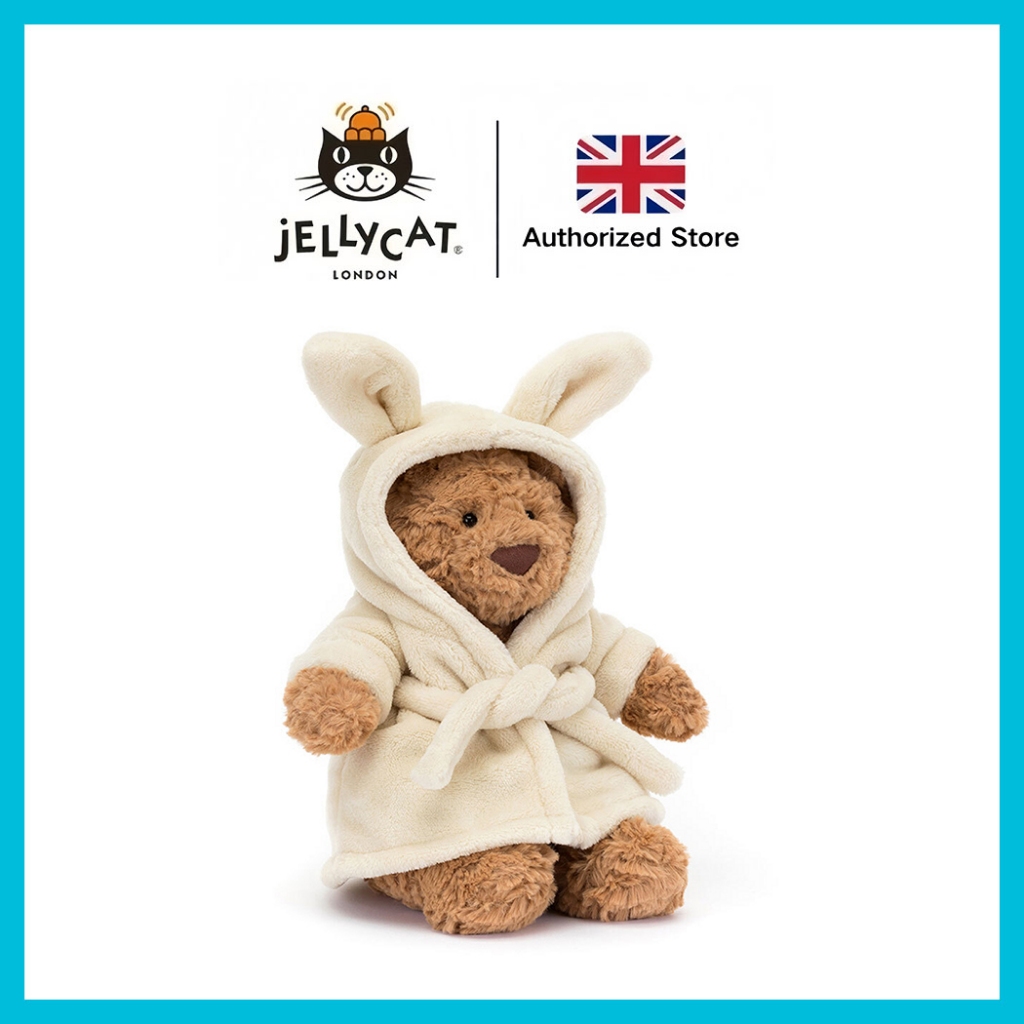 Jellycat Bartholomew Bear Bathrobe Outfit Doll Gift Plush Toy
