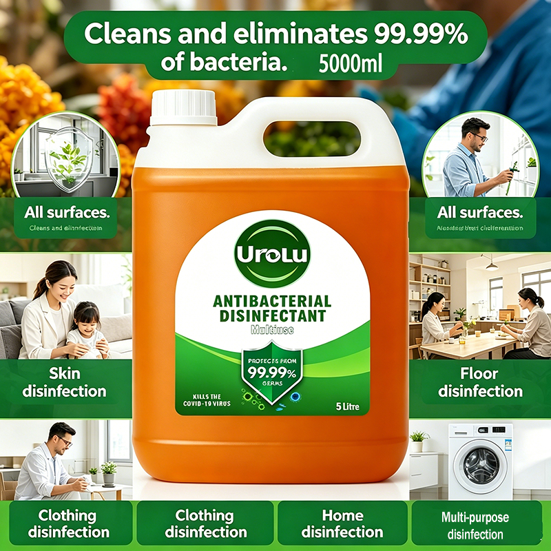 Urolu Brown Disinfectant 5000ml – Kills 99.9% Bacteria, Gentle Formula ...