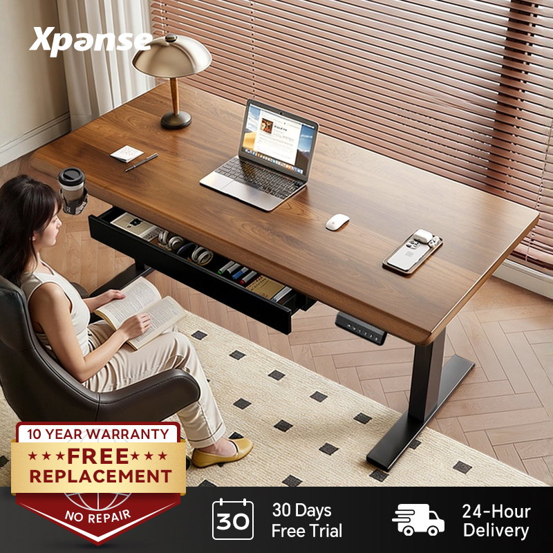 Xpanse 18MM Electric Adjustable Computer Table Gaming & Study Desk with ...