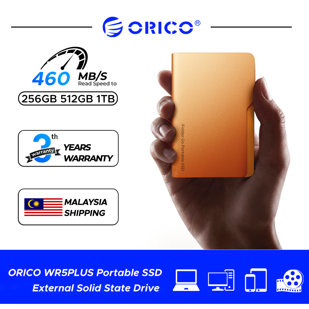 ORICO Portable SSD 460MB/s External Solid State Drive 1TB for iPhone 18 ...
