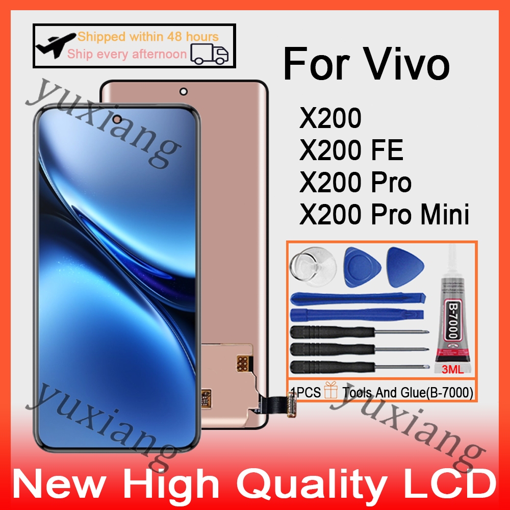 AMOLED For Vivo X200 5G X200 FE 5G X200 Pro 5G X200 Pro Mini 5G LCD ...