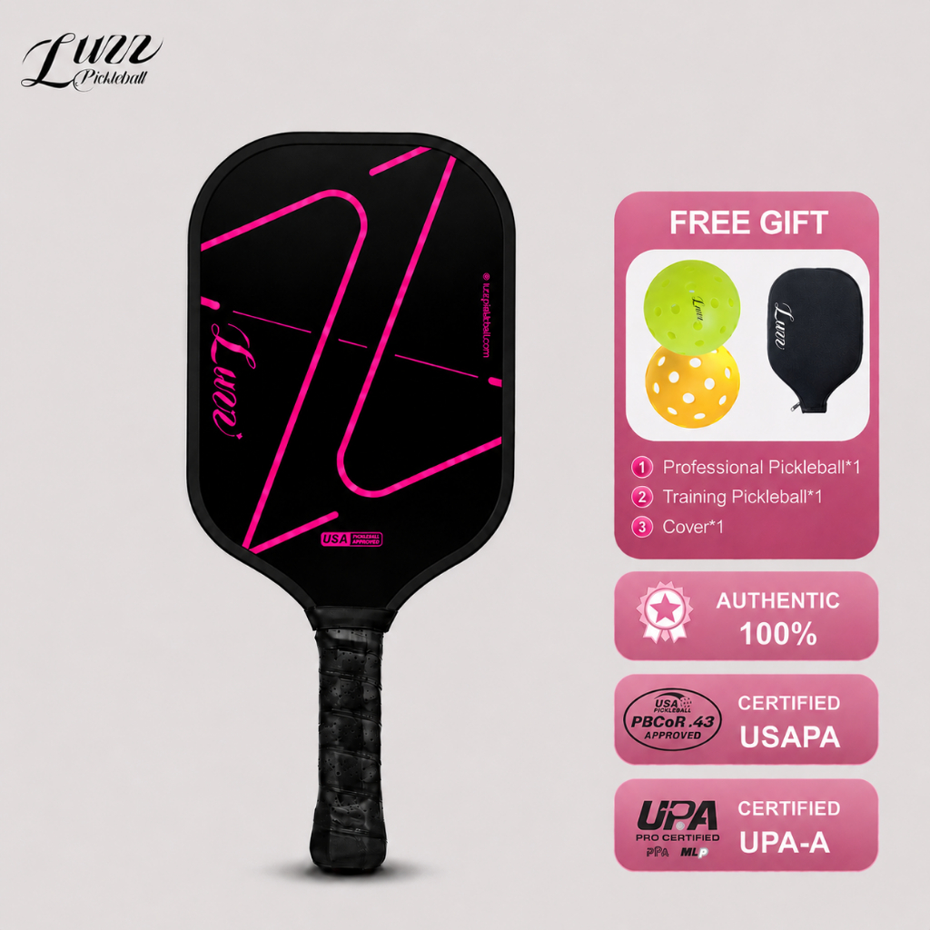 Luzz Pickleball Paddle ZZ Attack T700 Carbon Friction Surface ...
