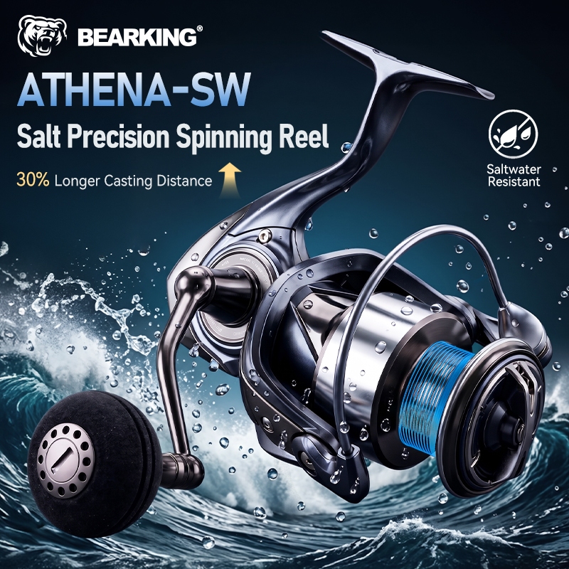 BEARKING Water-Proof ATHENA-SW 3000-6000 Saltwater Fishing Reel (15kg ...