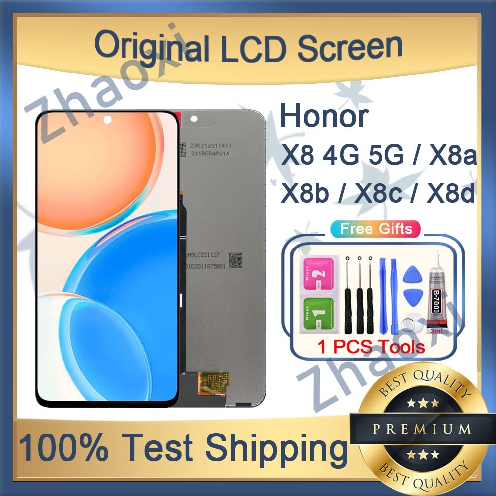 Original Honor X8 4G 5G X8a X8b X8c X8d LCD Display Touch Screen ...