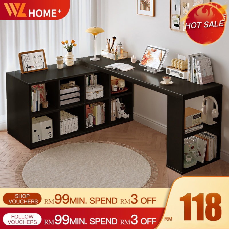 Study Table L Shape Table Meja Belajar Computer Table Study Desk with ...