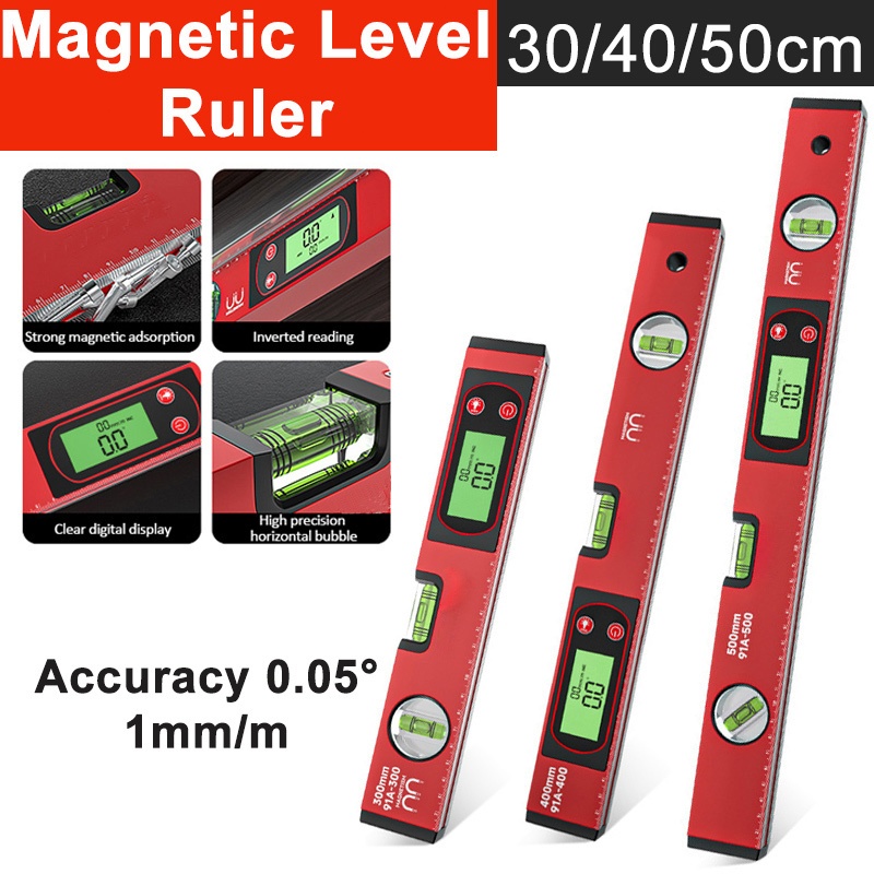 Digital Protractor Angle Finder Inclinometer Electronic Level 0-90 ...
