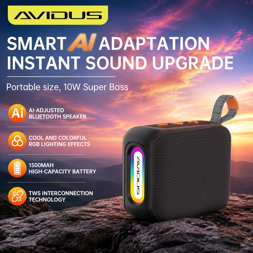 AVIDUS X09 Bass Stereo Portable Bluetooth Speaker Wireless Mini With ...