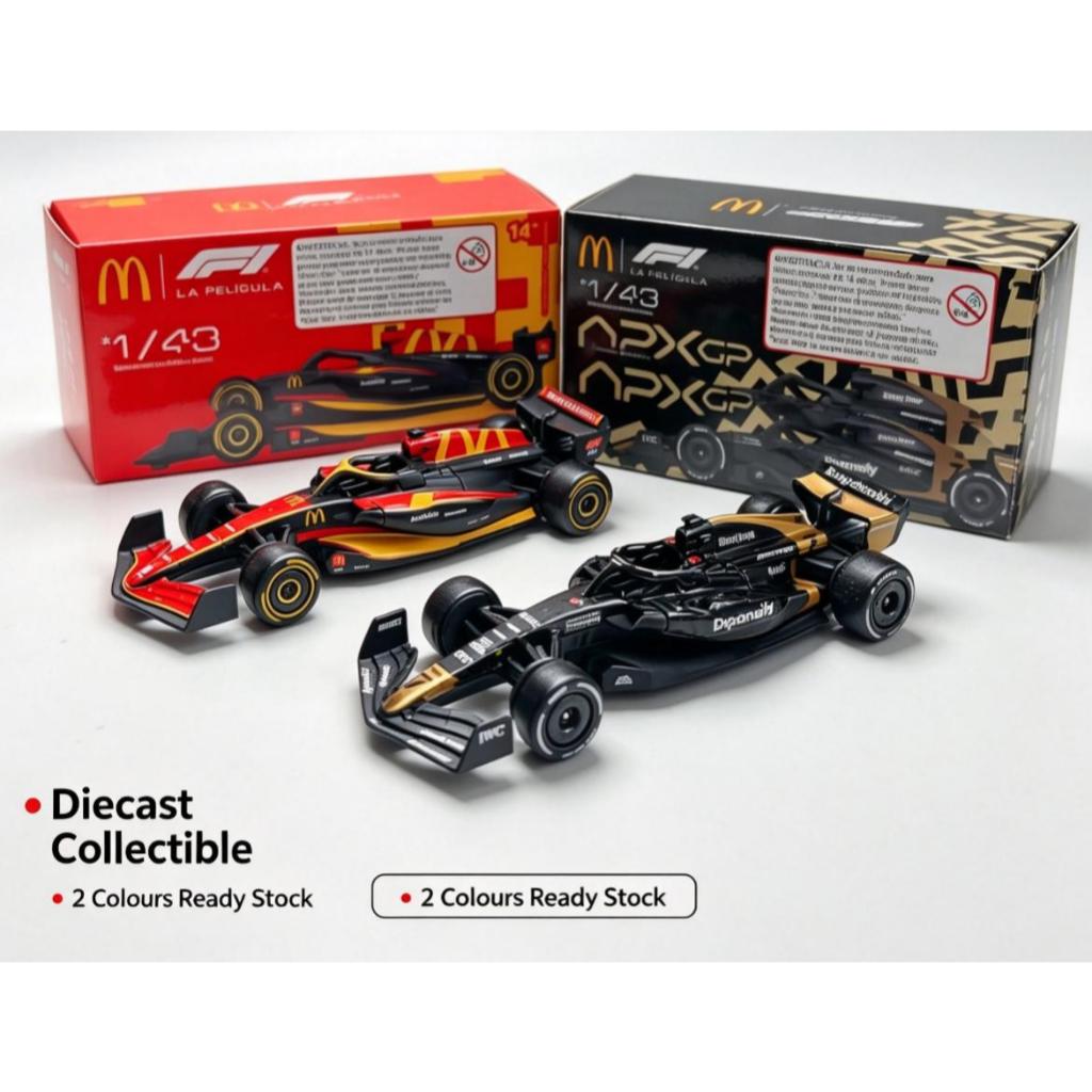 McDonald F1 Themed 1:43 APX GP Racing Car Model, Diecast Collectible ...