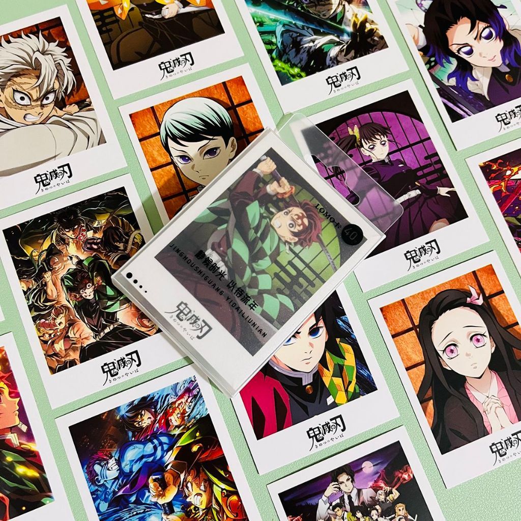 Demon Slayer Lomo Cards 40Pcs Boxed | Shopee Malaysia