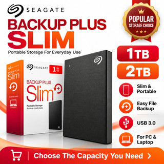 Seagate External Hard Drive 1TB/2TB Portable HDD USB 3.0 for Windows ...