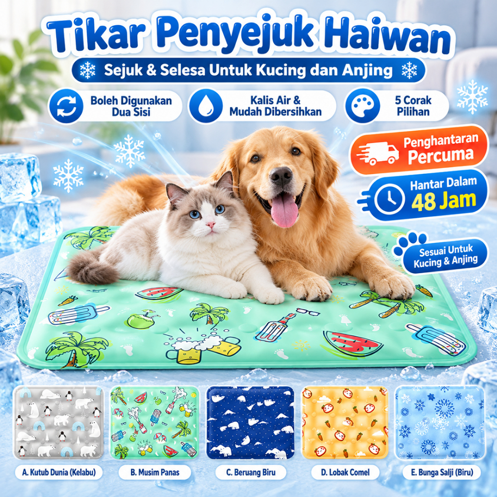 Cooling Ice Mat Dog Mat Summer Bed Cat Mat Pet Gel Ice Pad Waterproof ...