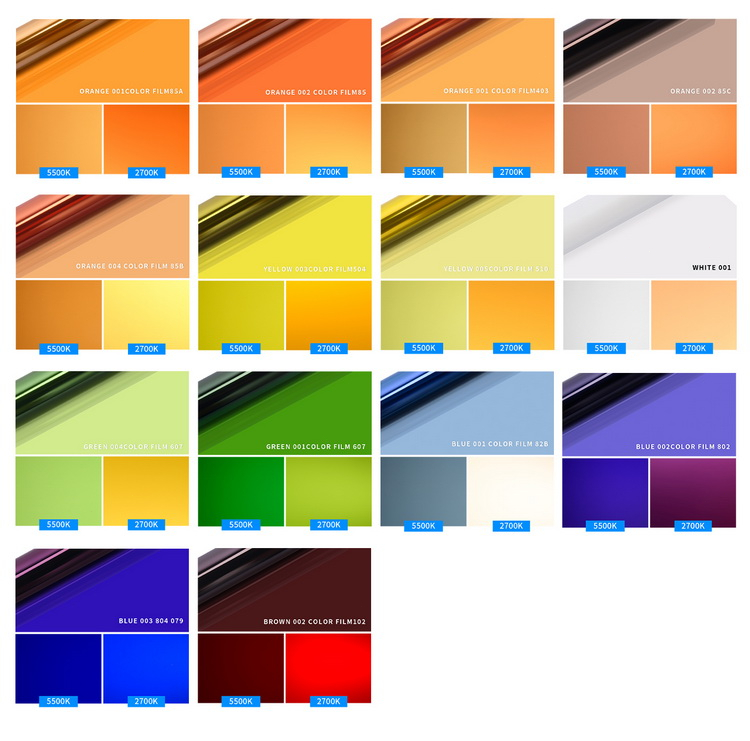 Description Picture 4 of itemSelens 40x50cm Lighting Filter Photography Diffusion Paper Gels Color Filter for Photo Studio Light Diffuser Sheet Red Head Lamp