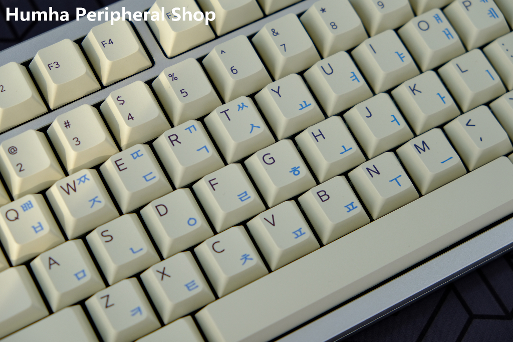 Humha Retro Korean keycap Retro keycap PBT material Dye-Sublimation ...