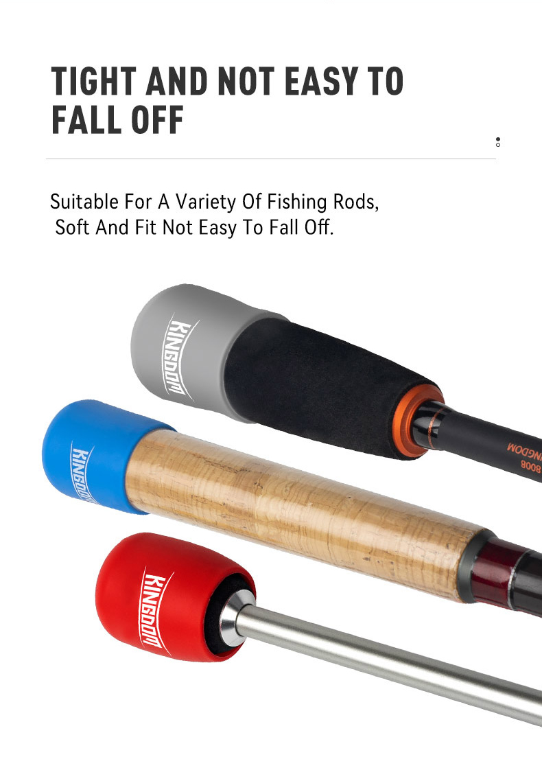 Kingdom Fishing Rod Handle Protective Case gel Lure Rod Bottom