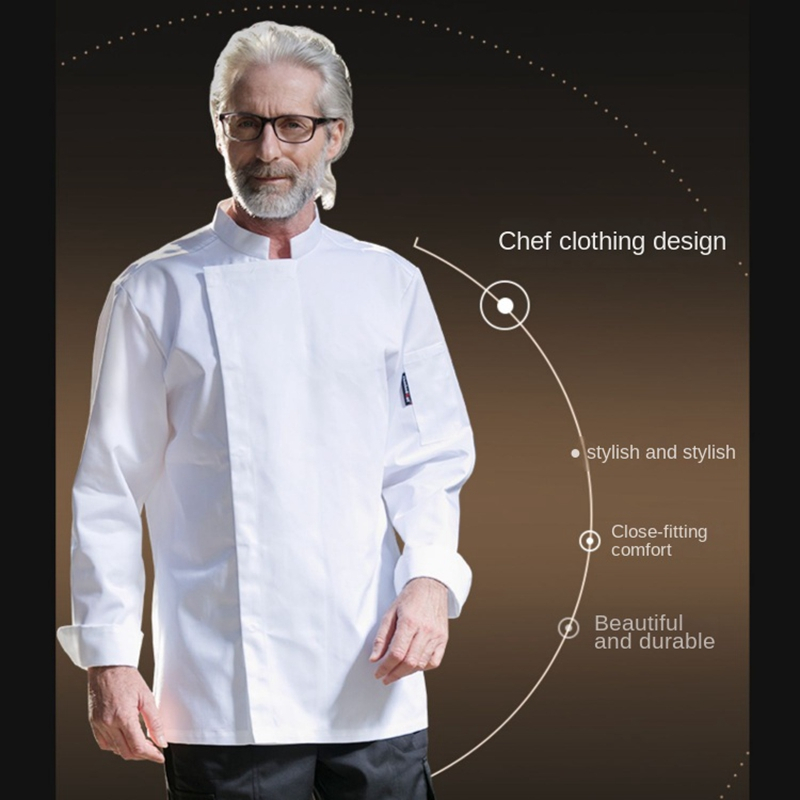 Ready Stock Chef uniform short-sleeved large size hotel kitchen work ...