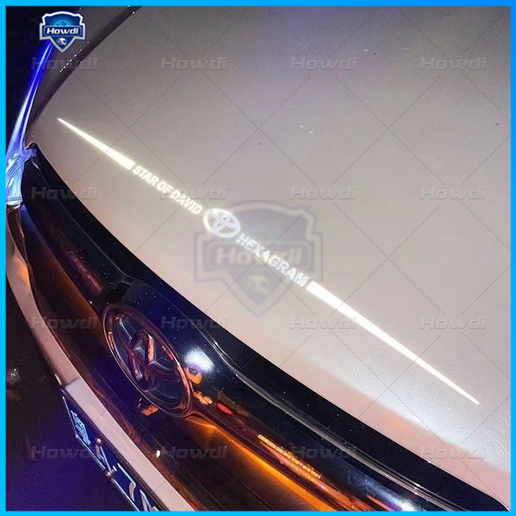 1PC Colorful Reflective Car Decoration Laser Stickers Car Door Body ...