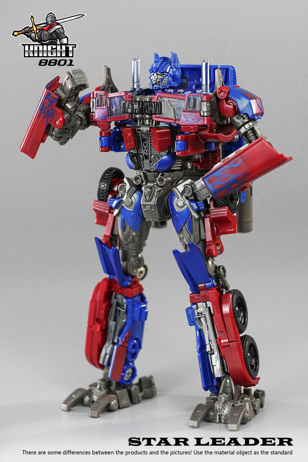 Transformation Toy 8801C Alloy Optimus Prime Dark Hero Column Charge ...