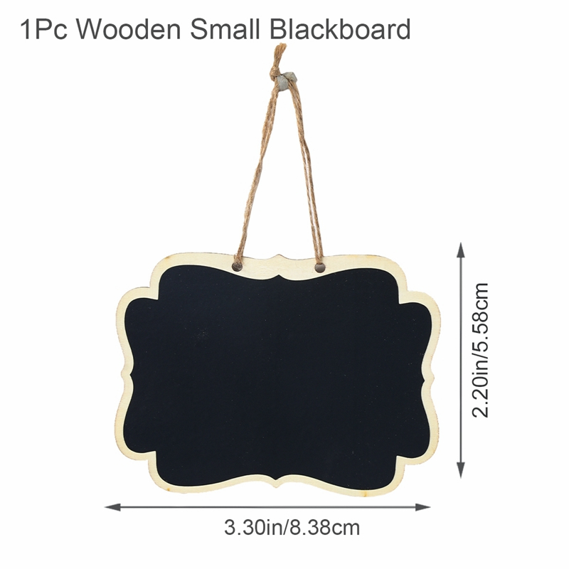 Mini Erasable Chalkboards with Hanging String Small Wooden Blackboard ...