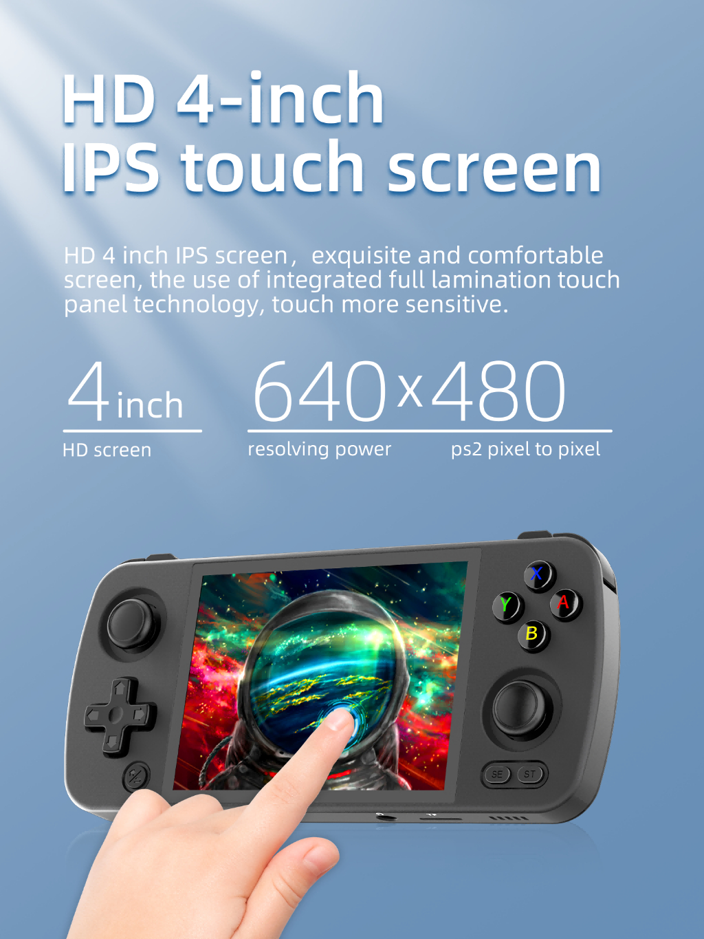 ANBERNIC RG405M Handheld Game Console 4 inch IPS Touch Screen T618 CNC ...