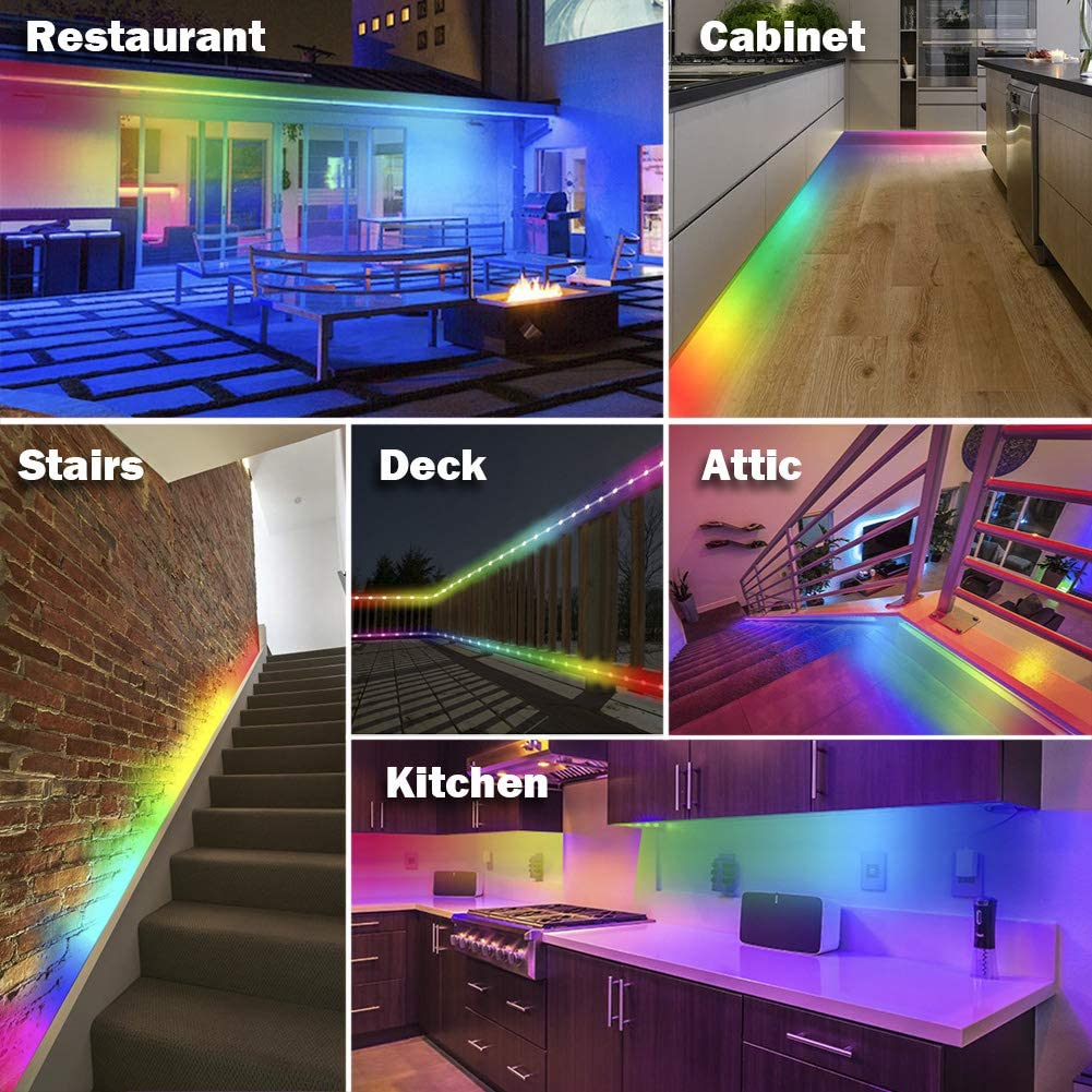 LED Strip Light Bluetooth RGB 5V USB LED Light strip Flexible LED Lamp ...