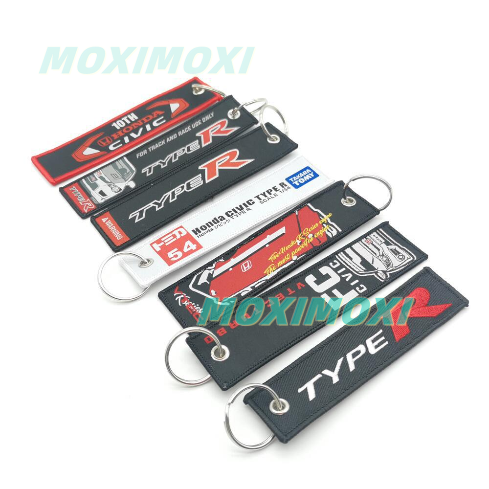 JDM Style Car Key Fold Ring Tag for Type-R Honda Civic JS Racing ...