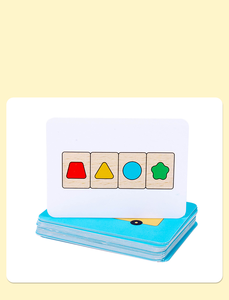Montessori Geometry Color Separation Puzzle Wooden Toys Sensory ...
